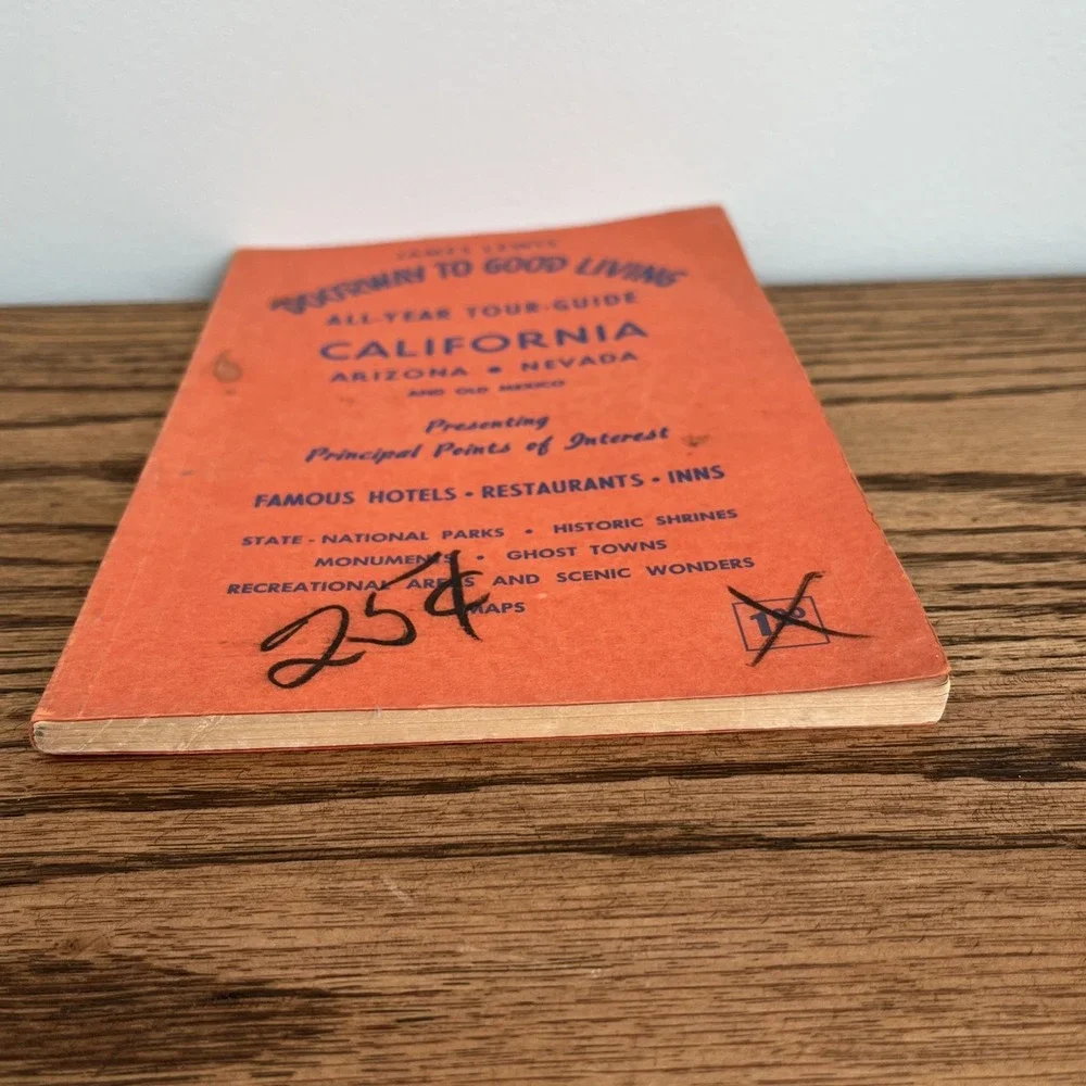 Vintage 1950 California Arizona Nevada Travel Guidebook "Doorway to Good Living" - Picture 9 of 12